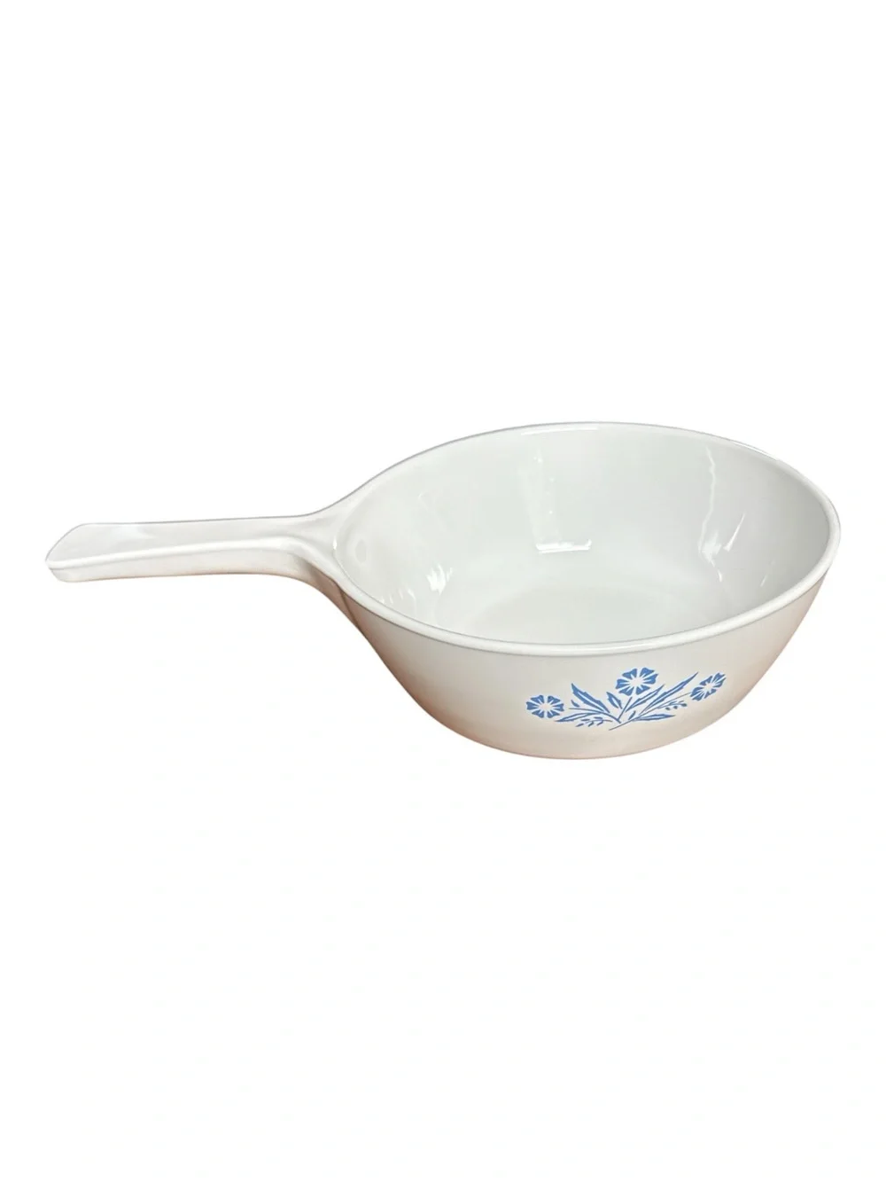 Vintage Corning Ware Blue Cornflower 1 Pt Saucepan Skillet P-81-B Milk Glass‎